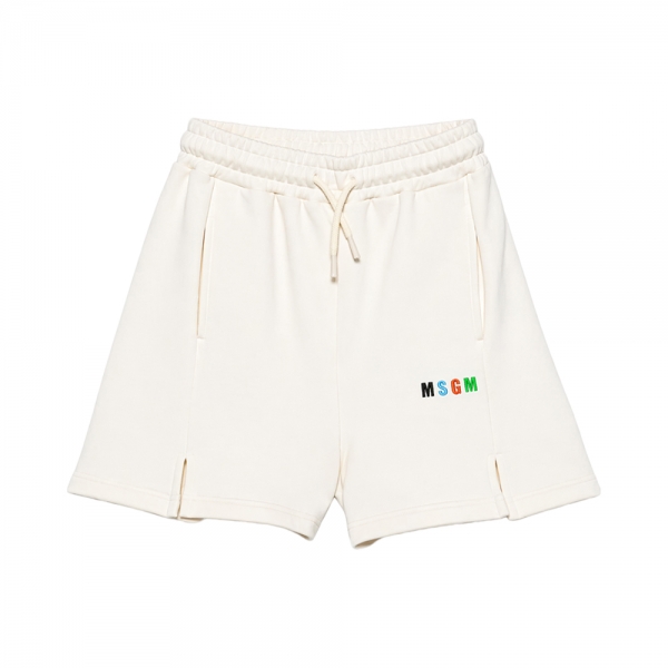 키즈 컬러 로고 버뮤다 팬츠 크림 S6MSJBBE235 013