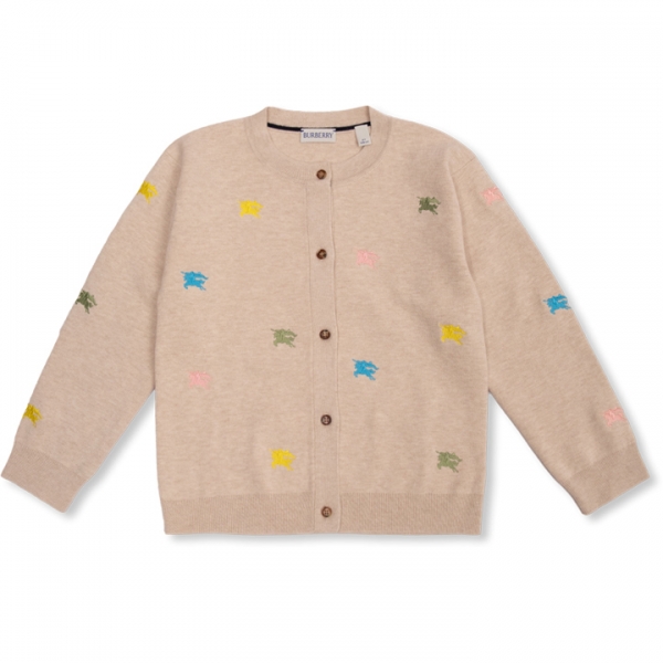 ◆키즈◆24SS 키즈 로고 자수 가디건 베이지 8081949