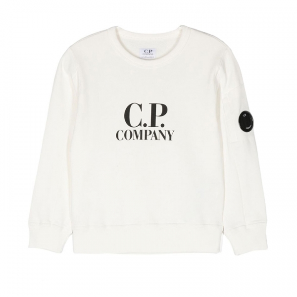 ◆키즈◆25FW 여성 렌즈 와펜 로고 맨투맨 화이트 19CKSS034C 00LCA76 103