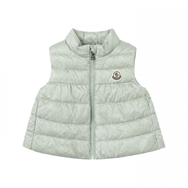 ◆키즈◆키즈 히바 질레 HIVA GILET 로고 패치 패딩 베스트 그린 1A000 19 597YF 91Z