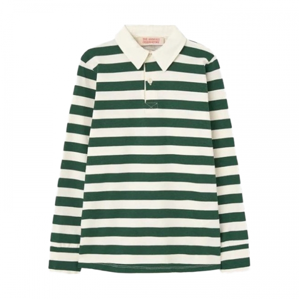 ◆키즈◆키즈 EEL 스트라이프 폴로 티셔츠 그린 F25186 188DK
