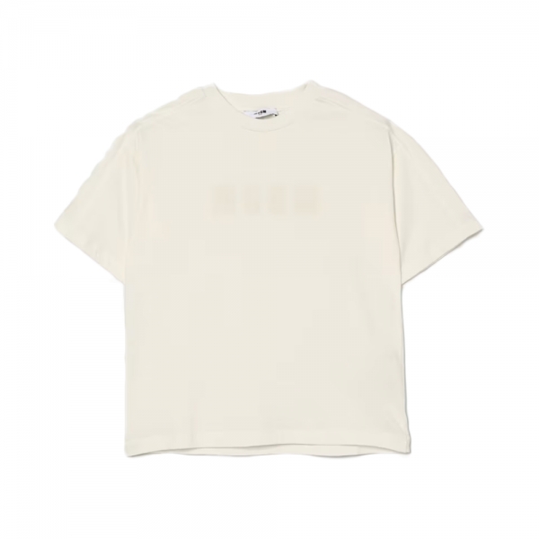 키즈 로고 프린팅 반팔 티셔츠 오프화이트 S6MSJUTH151 002
