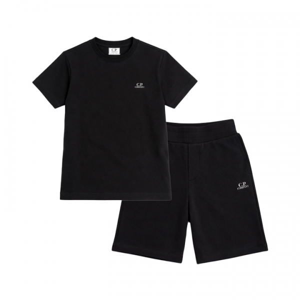 ◆키즈◆키즈 로고 프린트 하프 저지 셋업 블랙 20CKTA009B 00LAA17 999