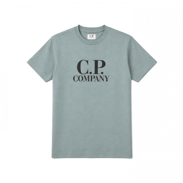 ◆키즈◆키즈 로고 프린팅 반팔 티셔츠 실버블루 20CKTS038B 00LAA17 809