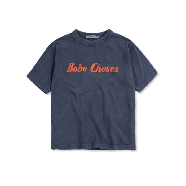 ◆키즈◆키즈 로고 라운드넥 티셔츠 네이비블루 B126AC014 411