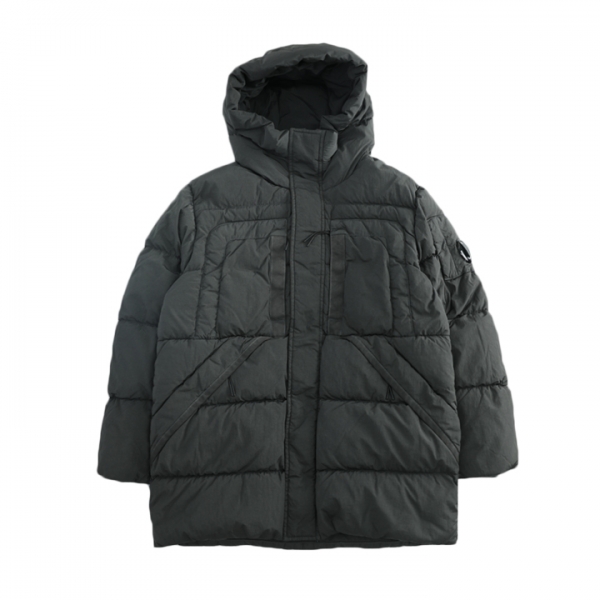 ◆키즈◆25FW 여성 렌즈 와펜 패딩 자켓 차콜 19CKOW076C 00L3C00 978