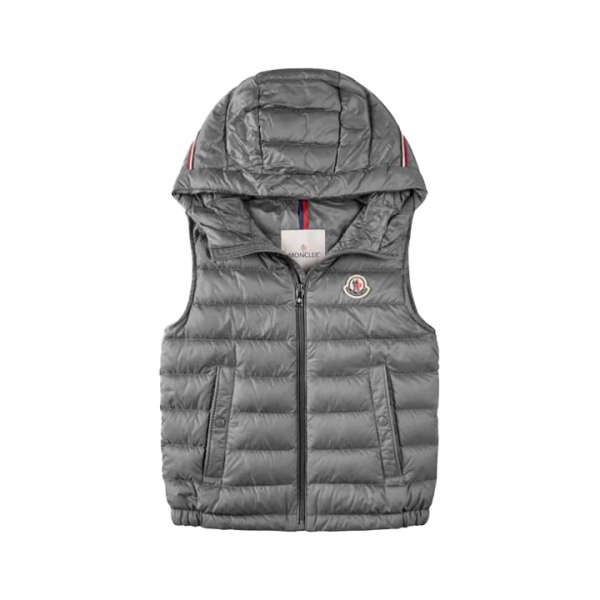 ◆키즈◆여성 유제이 UZAY 로고 패치 후드 경량패딩 자켓 그레이 1A000 07 597YF 905