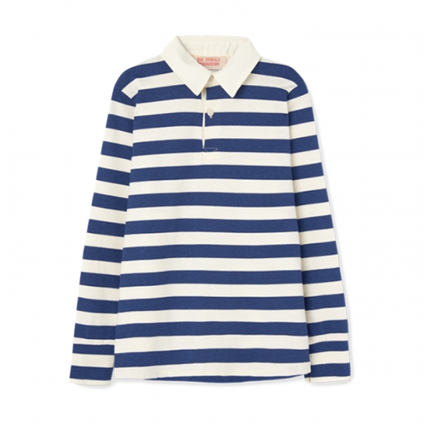 ◆키즈◆키즈 EEL 스트라이프 폴로 티셔츠 네이비 F25186 064DK