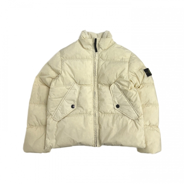 ◆키즈◆여성 와펜 패치 크링클랩스 패딩 자켓 크림 K2S16 4100005 S0A23 V0093
