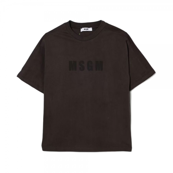 여성 로고 프린팅 반팔 티셔츠 차콜 S6MSJUTH151 103