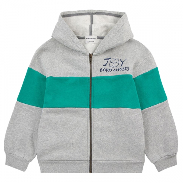 ◆키즈◆ 25SS 키즈 스마일링 후드 집업 그레이 B125AC043 041