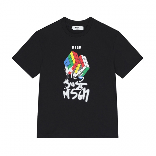 ◆키즈◆25FW 여성 큐브 로고 티셔츠 블랙 F5MSJBTH302 110