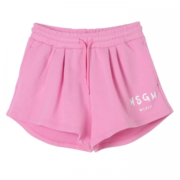 ◆키즈◆여성 로고 밴딩 프린트 버뮤다 숏팬츠 핑크 S5MSJGSH092 MS003