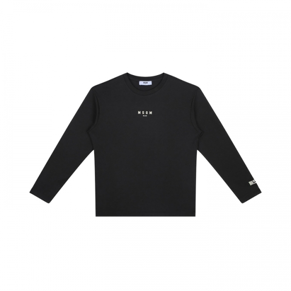 ◆키즈◆키즈 로고 프린트 롱슬리브 블랙 F4MSJUTH175 103