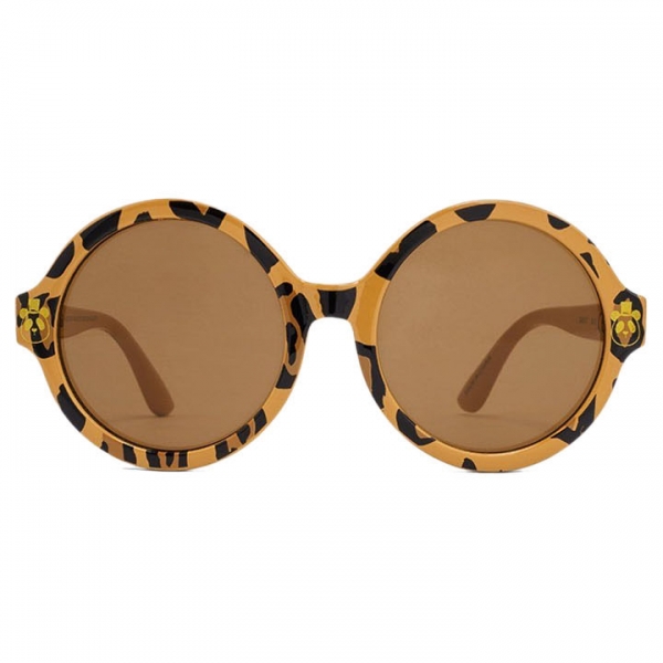 ◆키즈◆25SS 키즈 로고 레오파드 선글라스 오렌지 10000149 13