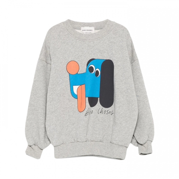 ◆키즈◆ 25FW 키즈 도그 메트 프린트 스웻셔츠 그레이 B225AC031 041