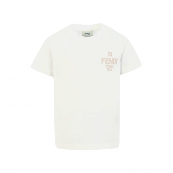 ◆키즈◆키즈 엠보 스몰 로고 반팔 티셔츠 화이트 JUI190 7AJ F0TU9