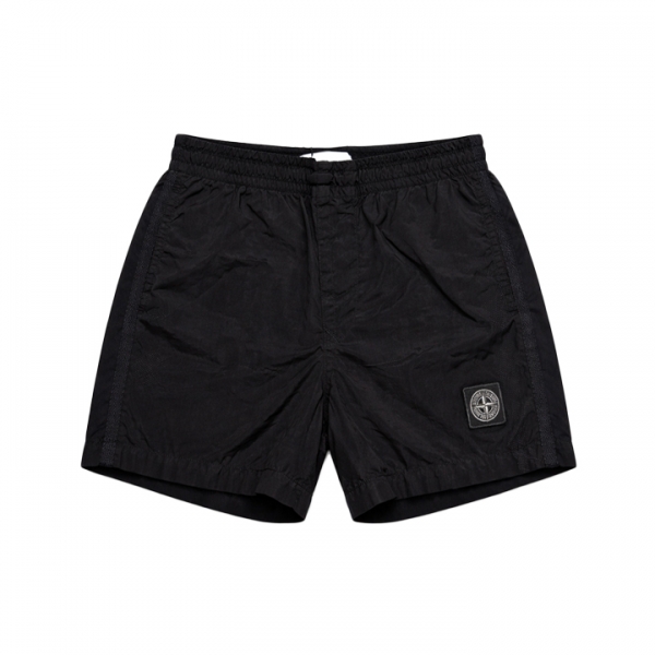 ◆키즈◆키즈 로고 패치 나일론 스윔팬츠 블랙 L1S16 B100002 S0043 V0029
