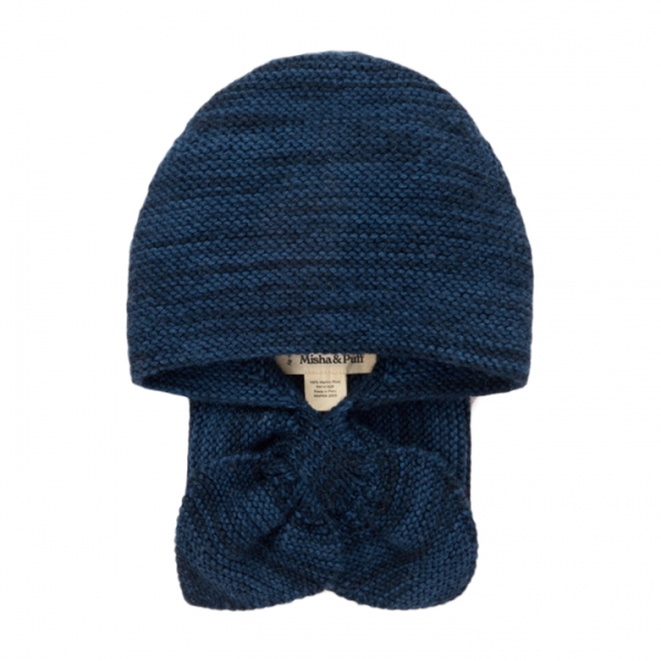 ◆키즈◆키즈 타이드 슬레딩 후드 머플러 네이비 K1183W25 420