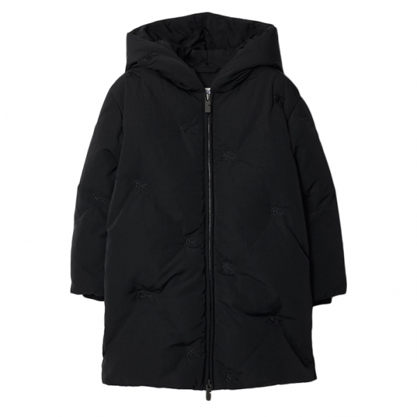 ◆키즈◆24FW 여성 로고 자수 패딩 자켓 블랙 8089409