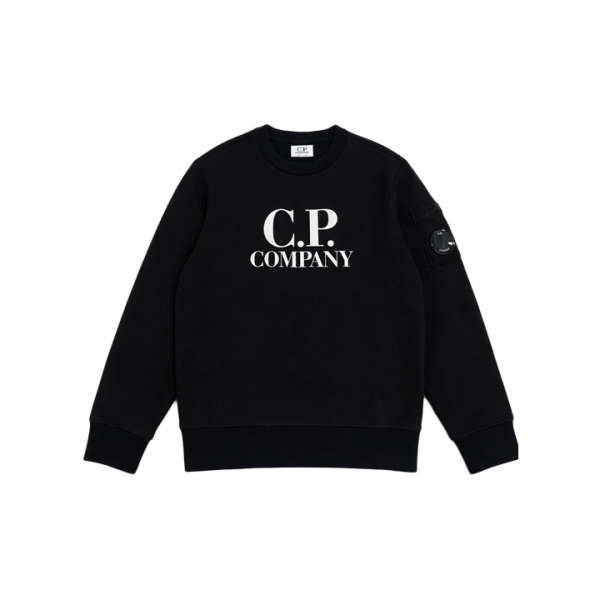 ◆키즈◆여성 렌즈 와펜 로고 프린트 맨투맨 블랙 20CKSS008C 00LCA69 999