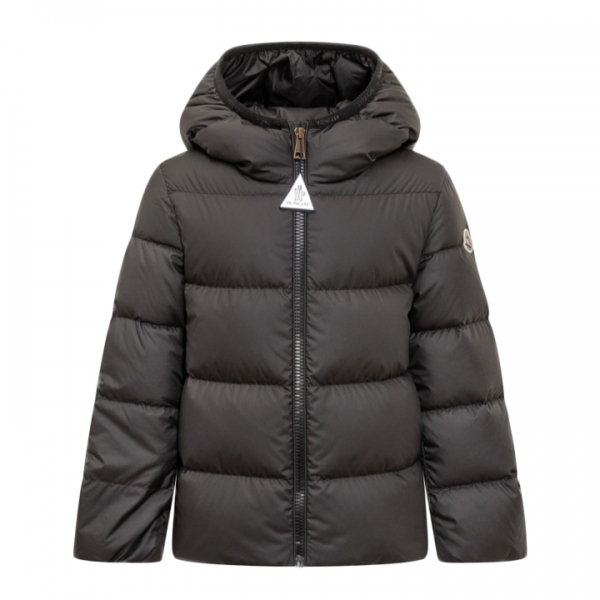 ◆키즈◆25FW 키즈 비울라 BEULAH 로고 패치 패딩자켓 블랙 1A000 40 54AQE 999