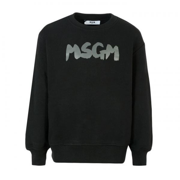 ◆키즈◆25FW 키즈 로고 프린트 맨투맨 블랙 F5MSJUSW016 110