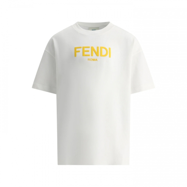 ◆키즈◆25SS 키즈 시그니처 로고 티셔츠 화이트 JUI137 7AJ F0TU9