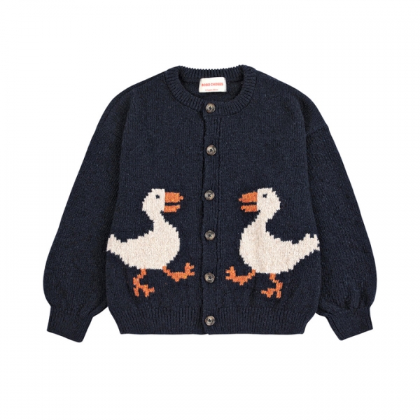 ◆키즈◆키즈 라오카 크루넥 가디건 네이비블루 B225AC113 411