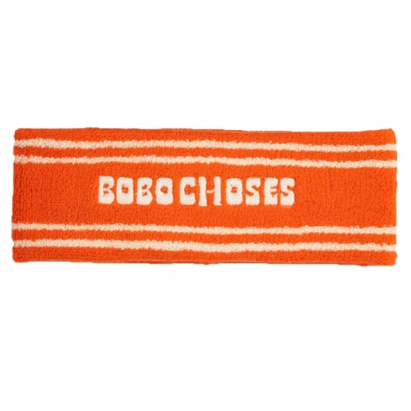 ◆키즈◆25SS 키즈 시그니처 로고 스트라이프 헤어밴드 오렌지 B125AI038 811