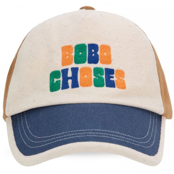 ◆키즈◆25SS 키즈 컬러블록 로고 캡모자 멀티 B125AI037 991