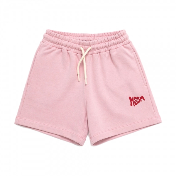 키즈 브러쉬 로고 버뮤다 팬츠 페어리핑크 S6MSJUBE221 MS076