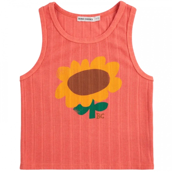 ◆키즈◆25SS 키즈 썬플라워 탱크탑 레드 B125AC023 611