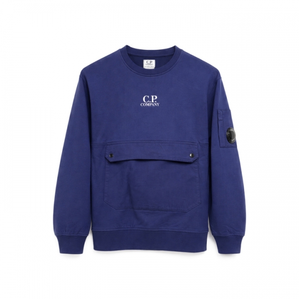 ◆키즈◆여성 렌즈 와펜 포켓 맨투맨 퍼플블루 20CKSS060C 00LCC02 878