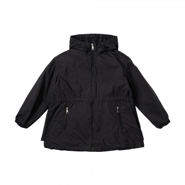 여성 웨테 WETE 로고 패치 백 플리츠 후드자켓 블랙 1A000 84 53A5E 999