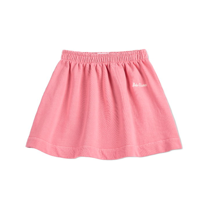 ◆키즈◆키즈 엠보 로고 플리스 스커트 핑크 B126AC076 661