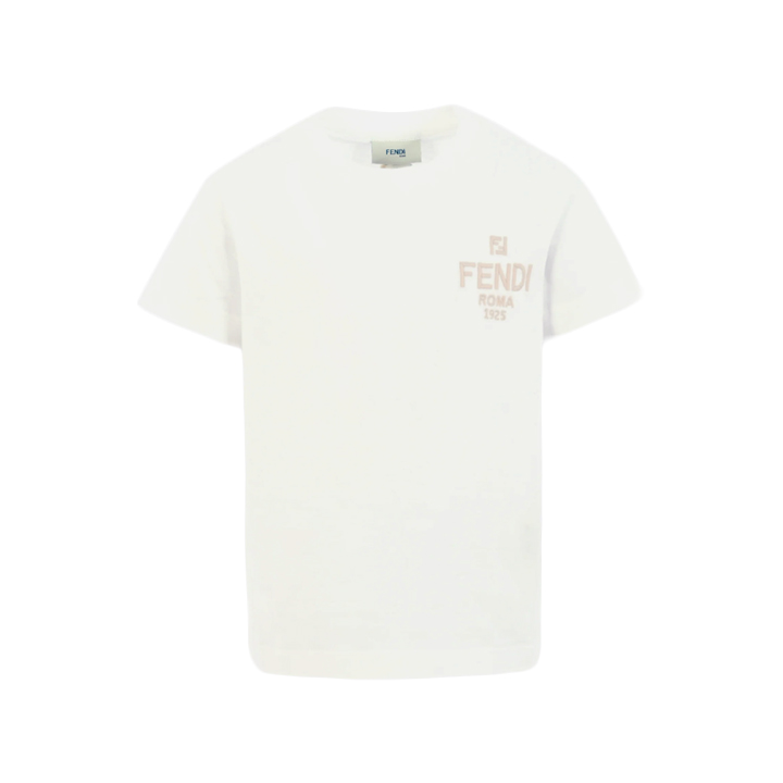 ◆키즈◆키즈 엠보 스몰 로고 반팔 티셔츠 화이트 JUI190 7AJ F0TU9
