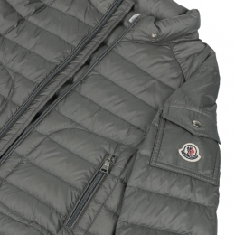 ◆키즈◆여성 라우로스 LAUROS 로고 패치 암 포켓 패딩자켓 그레이 1A000 36 597YF 905