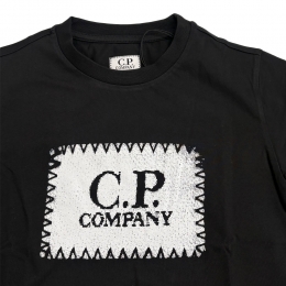 ◆키즈◆키즈 로고 라벨 프린팅 반팔 티셔츠 블랙 20CKTS013B 00LAA17 999