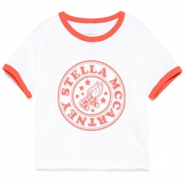 ◆키즈◆25SS 키즈 롤러스케이트 로고 티셔츠 화이트 TW8C71 Z0434 100