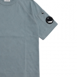 ◆키즈◆여성 렌즈 와펜 래글런 반팔 티셔츠 실버블루 20CKTS011C 00LAA17 809