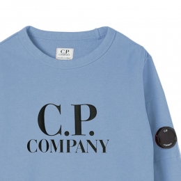 ◆키즈◆25SS 키즈 렌즈 와펜 로고 맨투맨 블루 18CKSS029B 00LCA69 857