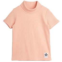 ◆키즈◆22SS 키즈 터틀넥 골지 티셔츠 핑크 22220114 28