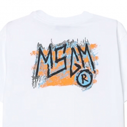 ◆키즈◆25SS 여성 백로고 프린트 크루넥 티셔츠 화이트 S5MSJBTH308 001