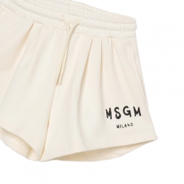 ◆키즈◆25SS 키즈 로고 밴딩 프린트 버뮤다 숏팬츠 아이보리 S5MSJGSH092 013