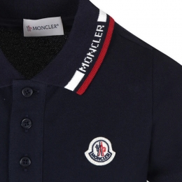 키즈 로고 패치 폴로 티셔츠 네이비 8A000 12 8496W 778