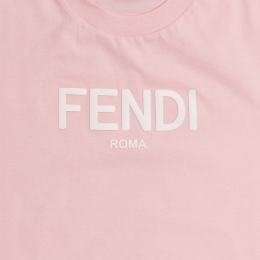 ◆키즈◆24SS 키즈 시그니처 로고 티셔츠 핑크 JUI137 7AJ F1N16