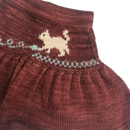 ◆키즈◆키즈 키튼 탱글 스커트 브릭 K1236W25 606