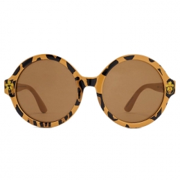 ◆키즈◆25SS 키즈 로고 레오파드 선글라스 오렌지 10000149 13