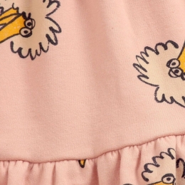 ◆키즈◆21FW 키즈 버디 프린트 올 오버 플리스 스커트 핑크 221AC108 515